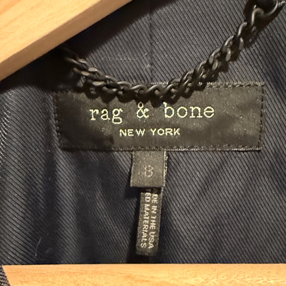Women’s Rag and Bone single breasted tailored wool blazer size 8 - Picture 3 of 3